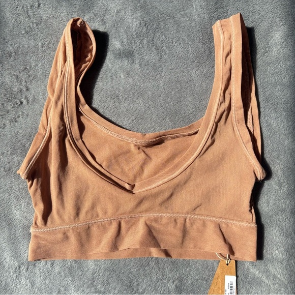 SKIMS Summer Mesh Scoop Bralette Sienna Medium - Picture 4 of 6
